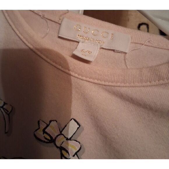 AUTHENTIC GUCCI "MY 1ST GUCCI OUTFIT" SIZE 6/9 MONTHS - Picture 4 of 11